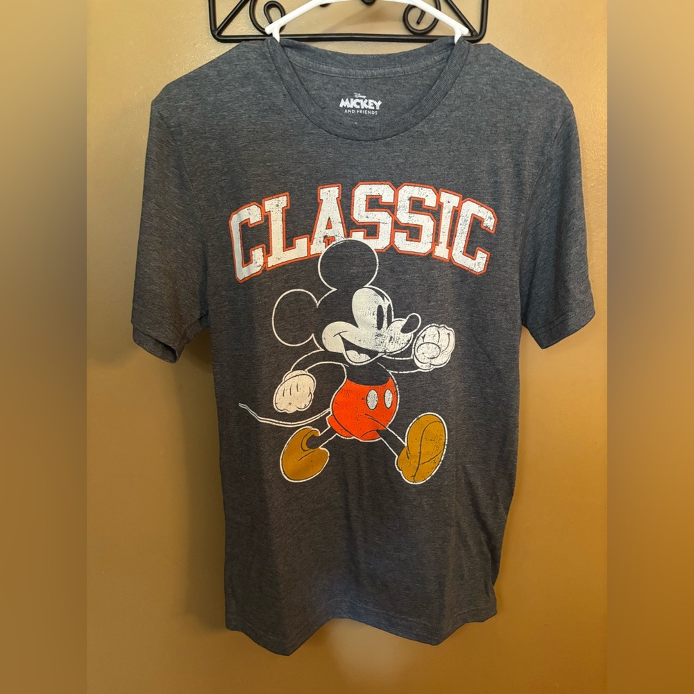 Disney Mickey Mouse Black T Shirt Size Small